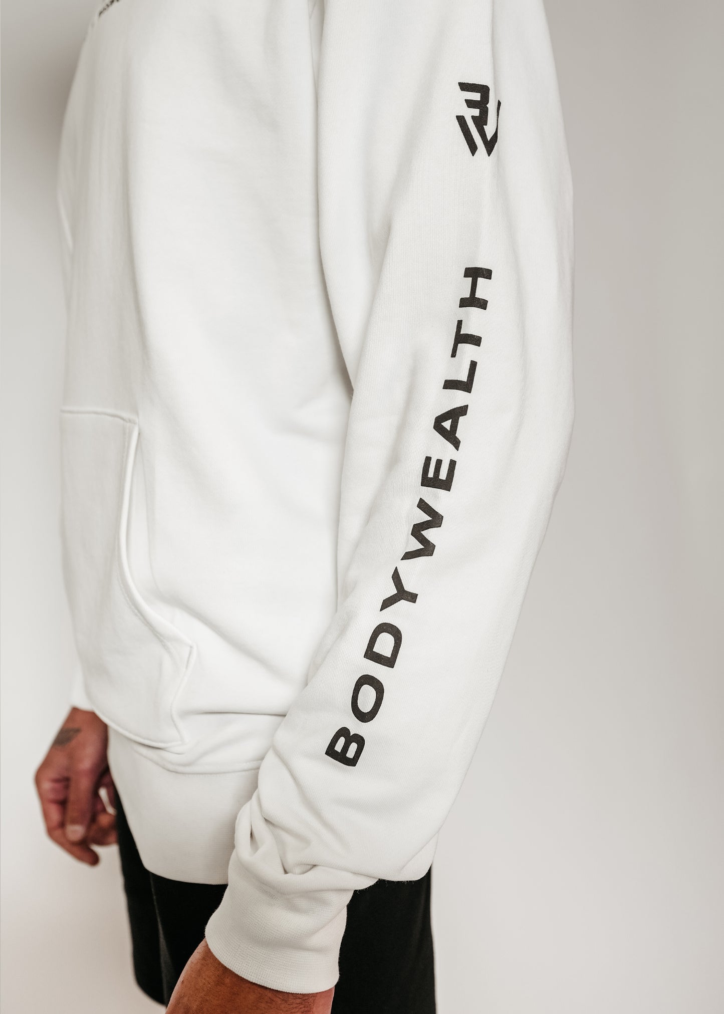 BW Offwhite oversized hoodie