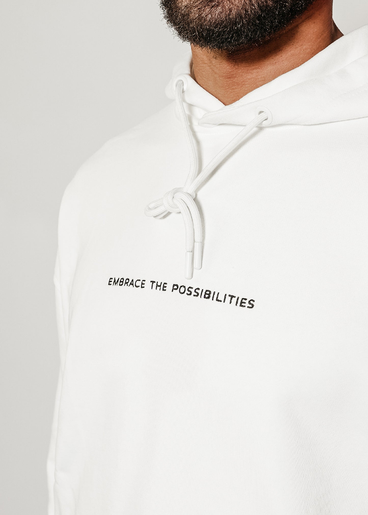 BW Offwhite oversized hoodie